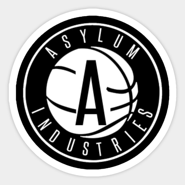 Asylum Industries X Brooklyn Nets Logo Sticker by AsylumIndustries